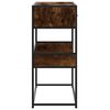 vidaXL Konsolentisch R&auml;uchereiche 90x35x80 cm Holzwerkstoff