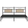 vidaXL Bettgestell ohne Matratze Sonoma-Eiche 160x200 cm Holzwerkstoff