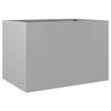 vidaXL Pflanzk&uuml;bel Silbern 62x47x46 cm Verzinkter Stahl