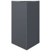 vidaXL Pflanzk&uuml;bel 2 Stk. Anthrazit Dreieckig 50x43x75 cm Stahl