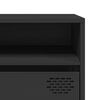 vidaXL TV-Schrank Schwarz 202x39x43,5 cm Kaltgewalzter Stahl