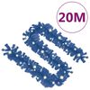 vidaXL Weihnachtsgirlande mit LED-Lichtern 20 m Blau