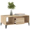 vidaXL Couchtisch Sonoma-Eiche 90x50x36,5 cm Holzwerkstoff
