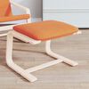 vidaXL Fu&szlig;hocker Dunkelgelb 51x41x40 cm Stoff