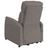 vidaXL Aufstehsessel Taupe Stoff