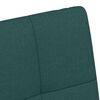 vidaXL Esszimmerst&uuml;hle mit Rollen 2 pcs Dunkelgr&uuml;n 58 x 65 x 94 cm