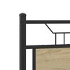 vidaXL Bettgestell ohne Matratze Sonoma-Eiche 120x200 cm Holzwerkstoff