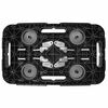 vidaXL Transportroller Schwarz Polypropylen 300 kg