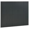 vidaXL 5-tlg. Raumteiler 2 Stk. Anthrazit 200x180 cm Stahl