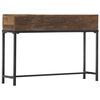 vidaXL Konsolentisch 120x30x80 cm Altholz Massiv
