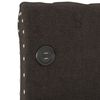 vidaXL Tagesbett mit Matratze USB Dunkelbraun Stoff 90x200 cm