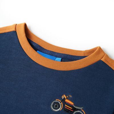 Kinder-Sweatshirt Indigoblau 92