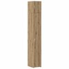 vidaXL Lagerschrank mit Regalen Artisan-Eiche 30 x 42,5 x 225 cm