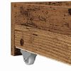 vidaXL Tagesbett mit Kopfteil Altholz 75 x 190 cm Holzwerkstoff