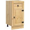 vidaXL Schrank SKI Honigbraun 40 x 46 x 81.5 cm Massives Kiefernholz