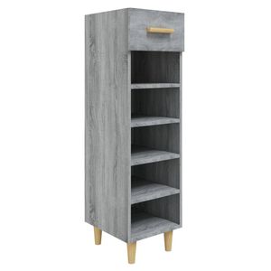 vidaXL Schuhschrank Grau Sonoma 30x35x105 cm Holzwerkstoff