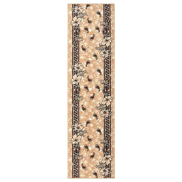 vidaXL Teppichl&auml;ufer BCF Beige 80x350 cm
