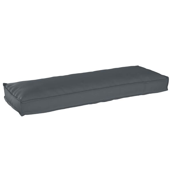 vidaXL Palettenkissenset 2 pcs Anthrazit 120 x 40 x 8 cm Oxford-Stoff