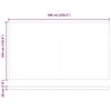 vidaXL Einziehbare Markise Rot 600 x 350 cm Stoff