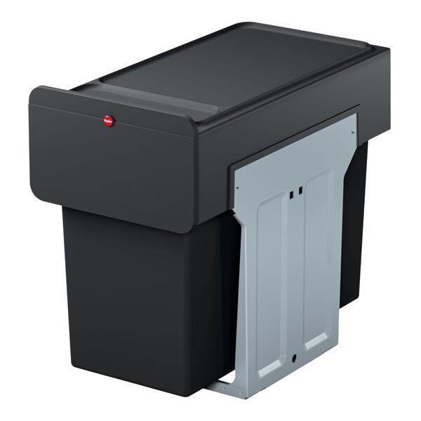 Hailo Einbau-M&uuml;lleimer EcoLine 3x10L Schwarz