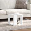 vidaXL Couchtisch Wei&szlig; 32x32x30 cm Holzwerkstoff