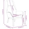 vidaXL Relaxsessel Taupe Stoff