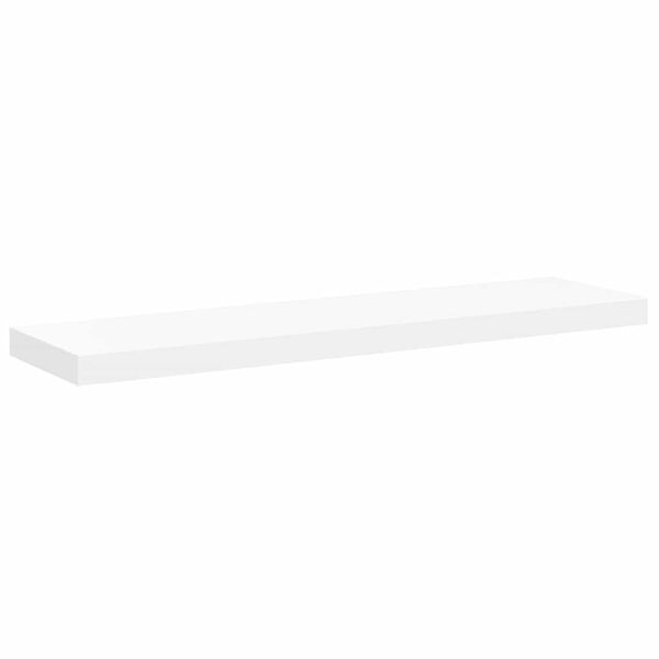 vidaXL Schweberegal Wei&szlig; 90x23,5x3,8 cm MDF