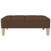 vidaXL Fu&szlig;hocker Braun 78x56x32 cm Stoff