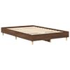 vidaXL Bettgestell ohne Matratze Braun Eichen-Optik 135x190 cm