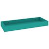 vidaXL Loggia Wandregale 4 Stk. Blau 40x15x4 cm MDF