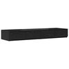 vidaXL Bettschubladen Schwarz Eichen-Optik 120 x 36,5 x 16,5 cm