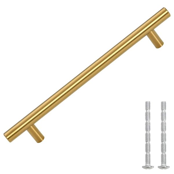vidaXL M&ouml;belgriffe 10 Stk. Golden 160 mm Edelstahl