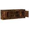 vidaXL TV-Schrank mit LED-Beleuchtung R&auml;uchereiche 139,5x34x50 cm