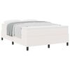 vidaXL Boxspringbett Creme und Wei&szlig; 140 x 200 cm Cordstoff