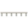 vidaXL Deckenstrahler mit Strahlern Nickel 73 x 6,5 x 11,5 cm Metall