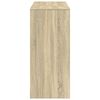 vidaXL Bartisch mit Regal Sonoma-Eiche 124x46x103,5 cm Holzwerkstoff