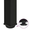 vidaXL Couchtischbeine 4 Stk. Schwarz 42-44 cm Stahl