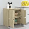 vidaXL Sideboards 2 Stk. Sonoma-Eiche 70x41x75 cm Holzwerkstoff