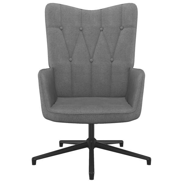 vidaXL Relaxsessel Dunkelgrau Stoff
