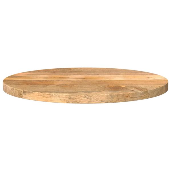 vidaXL Tischplatte &Oslash; 60x3,8 cm Rund Massivholz Mango
