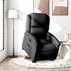 vidaXL Relaxsessel mit Aufstehhilfe Schwarz Stoff