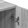 vidaXL 3-tlg. K&uuml;chenschrank-Set Grau Sonoma Holzwerkstoff