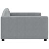vidaXL Tagesbett Hellgrau 100x200 cm Stoff