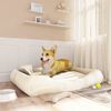 vidaXL Hundebett mit Kissen Beige 115x100x20 cm Oxford-Gewebe
