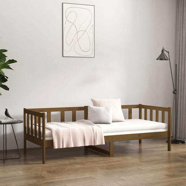 vidaXL Tagesbett Honigbraun 80x200 cm Massivholz Kiefer