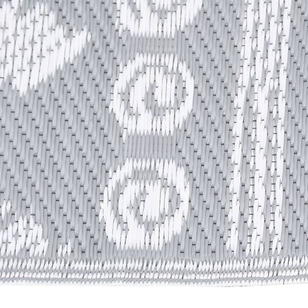 vidaXL Outdoor-Teppich ARAKIL Grau 120x180 cm PP