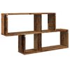 vidaXL Wandregal Altholz-Optik 100x18x53 cm Holzwerkstoff