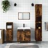 vidaXL Badschrank R&auml;uchereiche 65x33x60 cm Holzwerkstoff