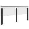 vidaXL Kopfteil mit Kopfteil Schwarz Eichen-Optik 200 cm Holzwerkstoff