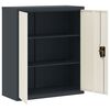 vidaXL Aktenschrank Anthrazit und Wei&szlig; 90x40x105 cm Stahl